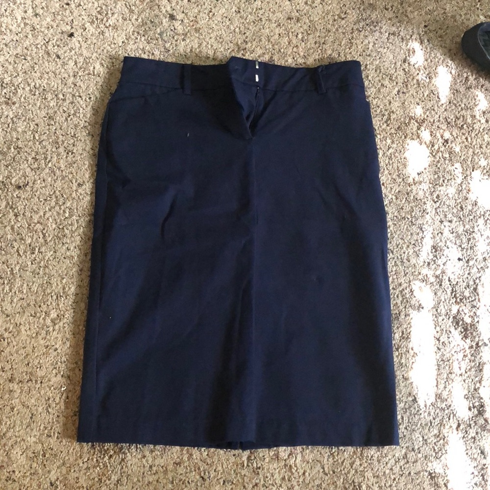 New York and Company navy skirt!